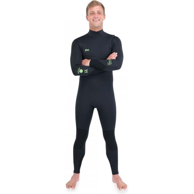 Гидрокостюм DAKINE MENS MALAMA Z/F FULL SUIT 4/3 Black, размер M DK01M43MLC1 (0604565590633)