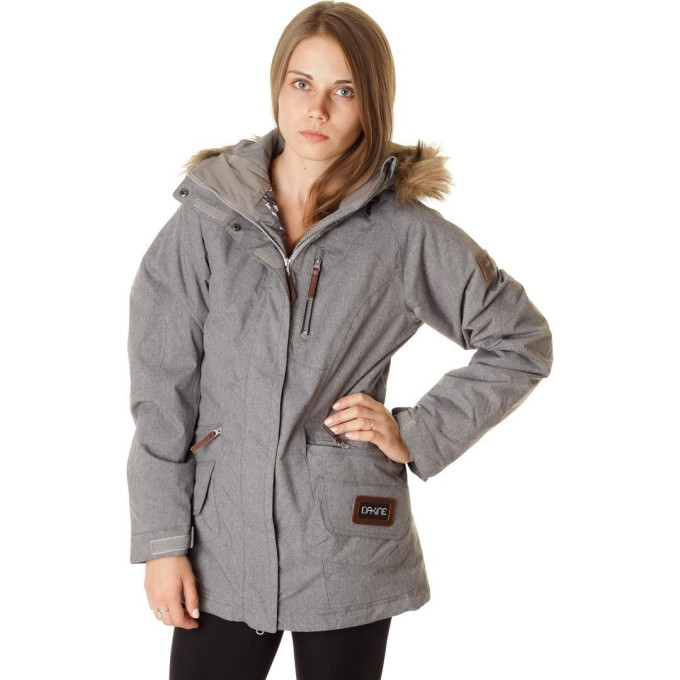Куртка жен. DAKINE WOMENS EMILIA JACKET GREY HEATHER Размер XS 8700513 (0610934807097)